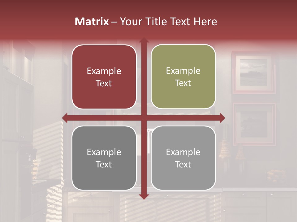 Simple Kitchen Interior Design PowerPoint Template
