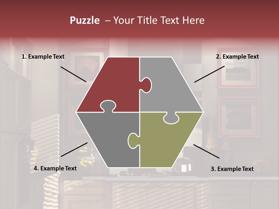 Simple Kitchen Interior Design PowerPoint Template