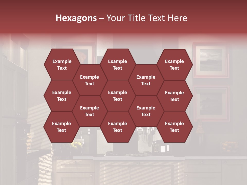 Simple Kitchen Interior Design PowerPoint Template