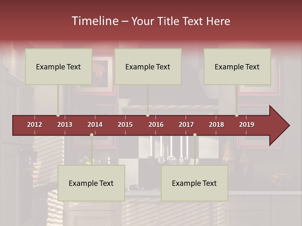 Simple Kitchen Interior Design PowerPoint Template