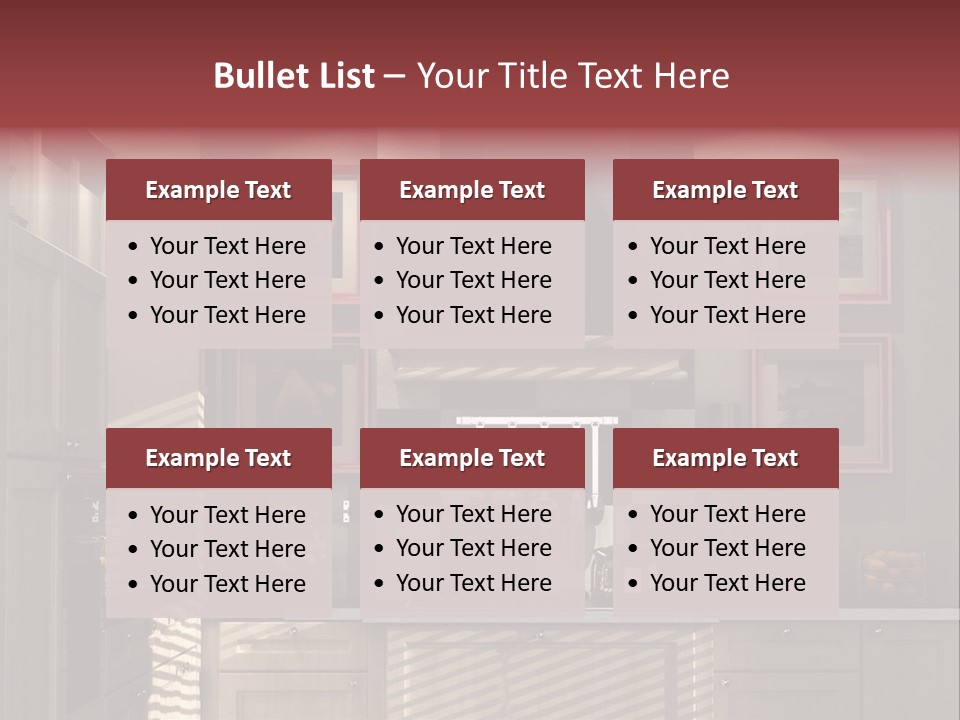 Simple Kitchen Interior Design PowerPoint Template
