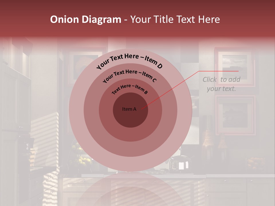 Simple Kitchen Interior Design PowerPoint Template
