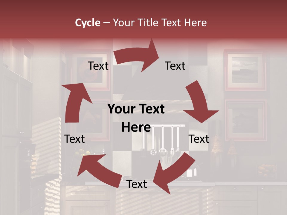 Simple Kitchen Interior Design PowerPoint Template