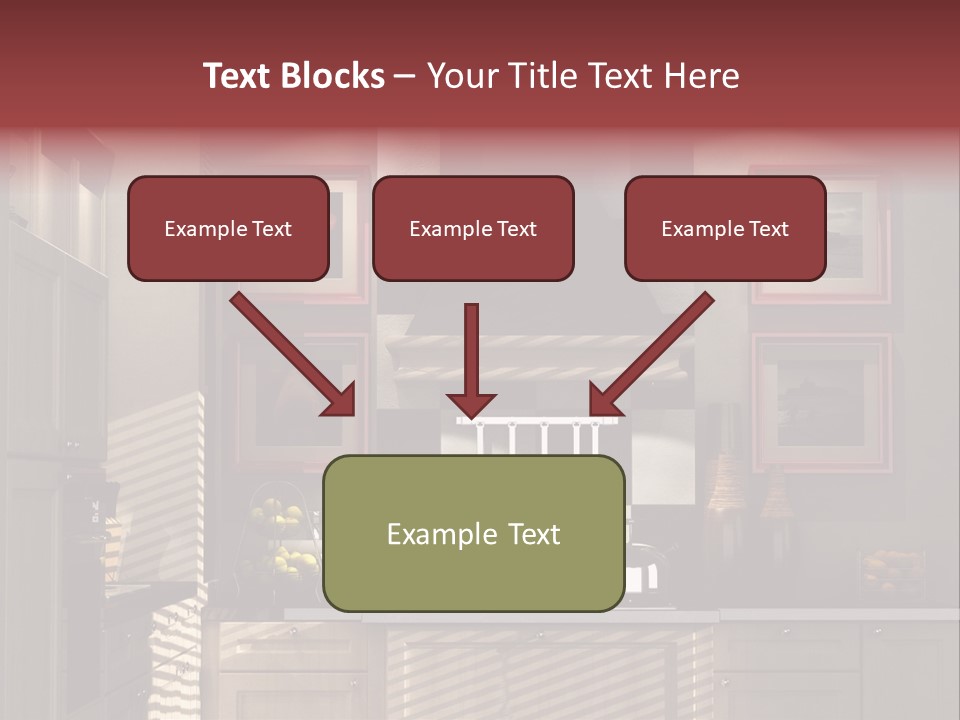 Simple Kitchen Interior Design PowerPoint Template