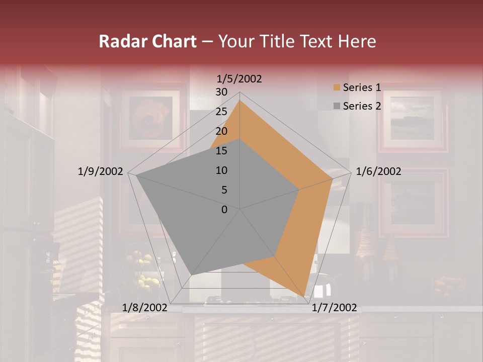 Simple Kitchen Interior Design PowerPoint Template