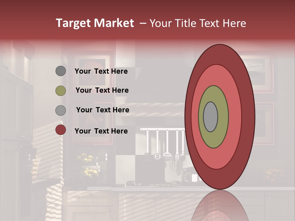 Simple Kitchen Interior Design PowerPoint Template