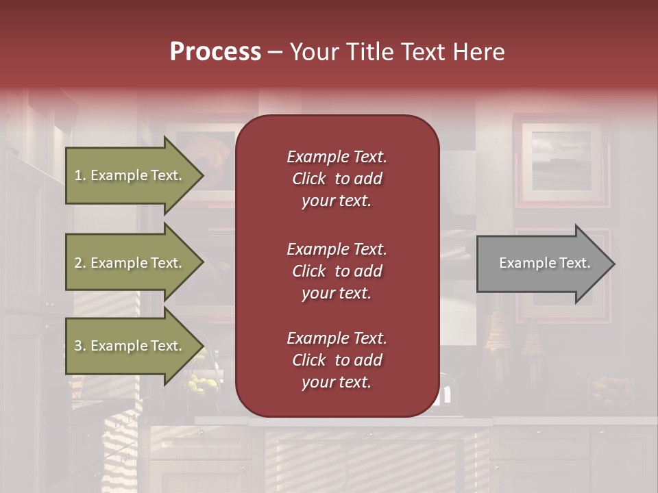 Simple Kitchen Interior Design PowerPoint Template