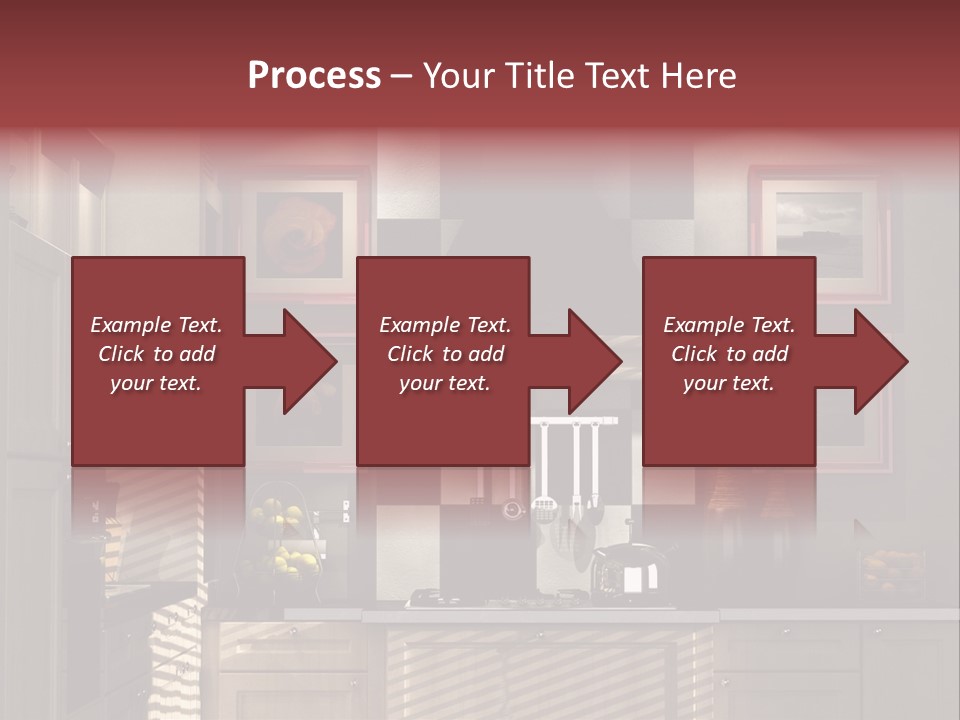Simple Kitchen Interior Design PowerPoint Template