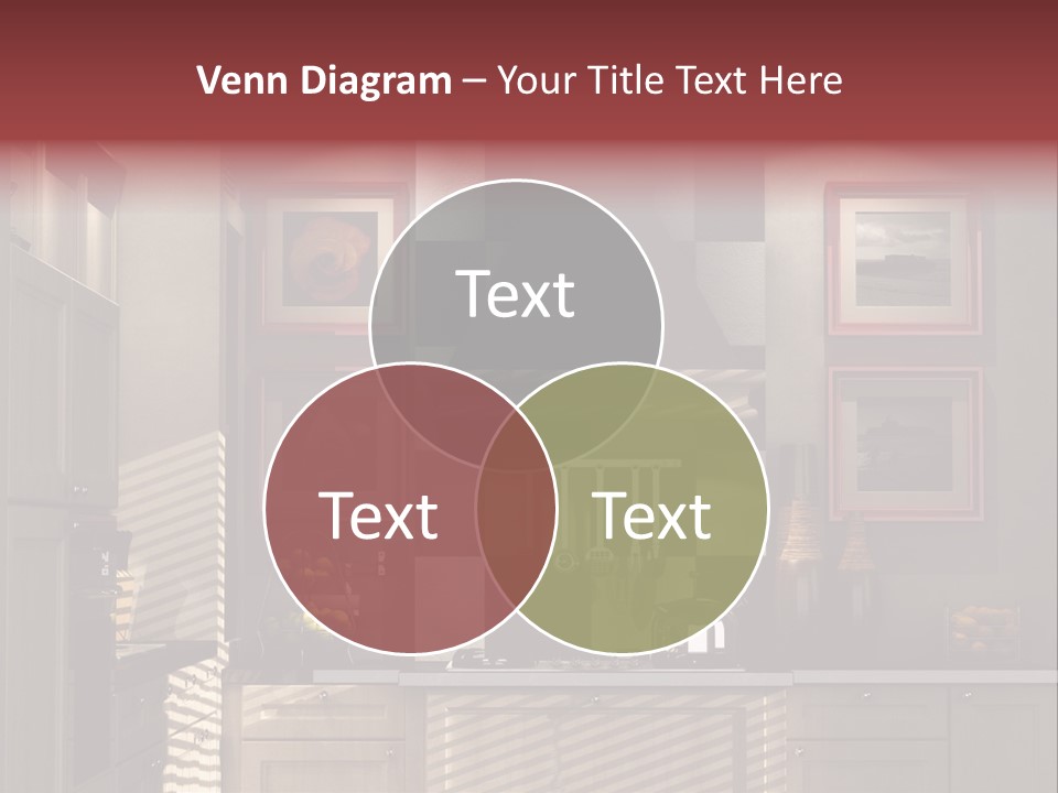 Simple Kitchen Interior Design PowerPoint Template