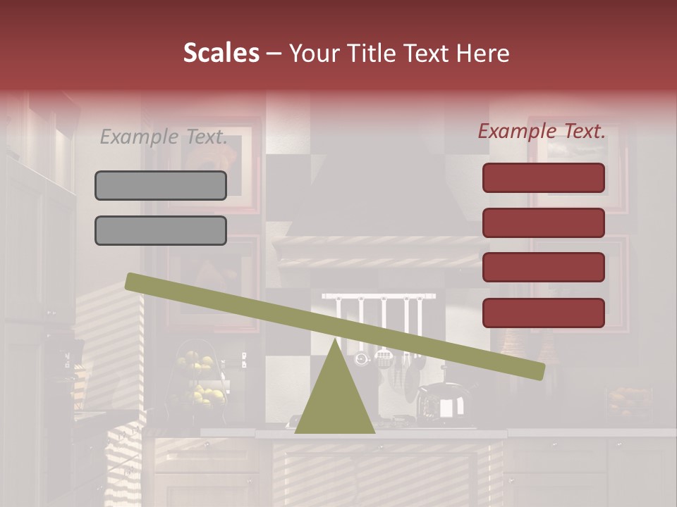 Simple Kitchen Interior Design PowerPoint Template