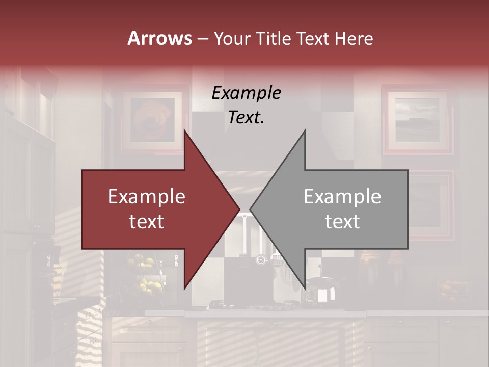 Simple Kitchen Interior Design PowerPoint Template