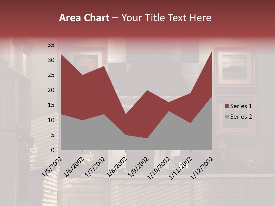 Simple Kitchen Interior Design PowerPoint Template