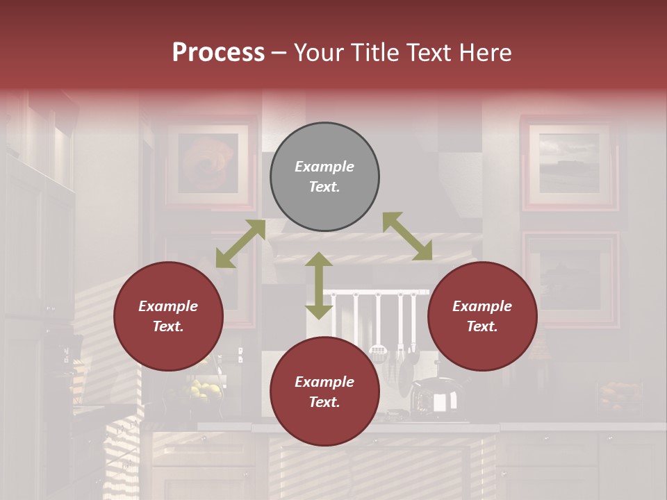 Simple Kitchen Interior Design PowerPoint Template