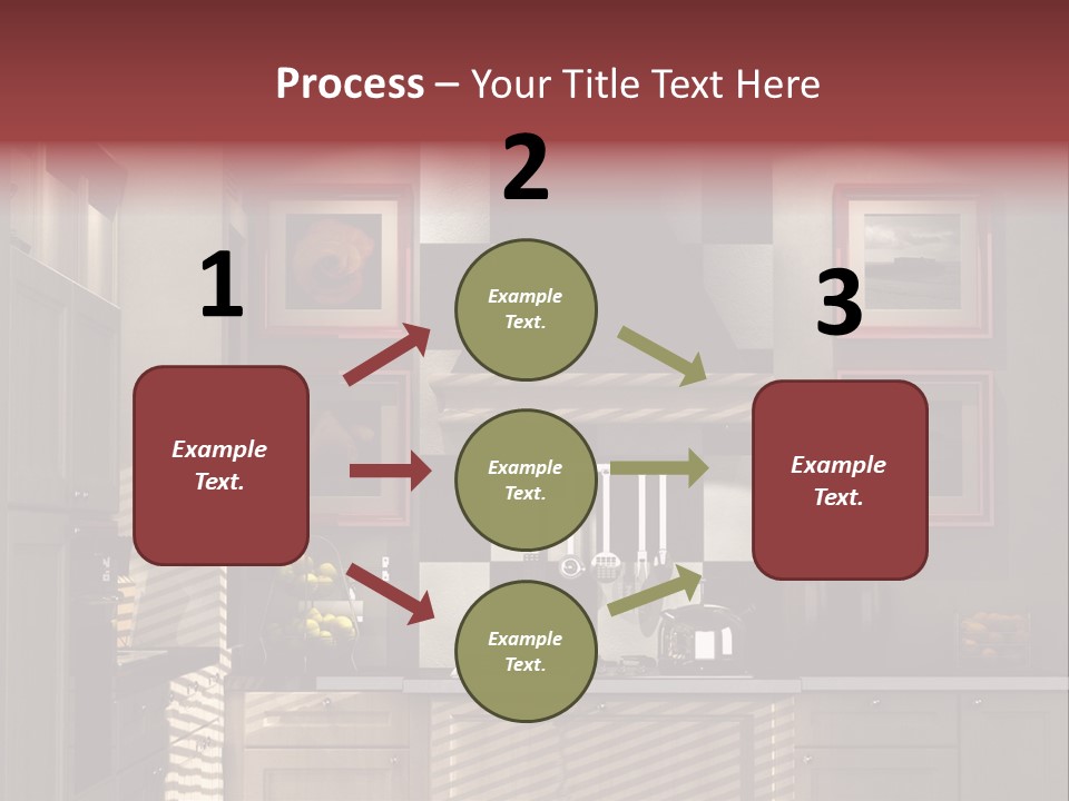 Simple Kitchen Interior Design PowerPoint Template