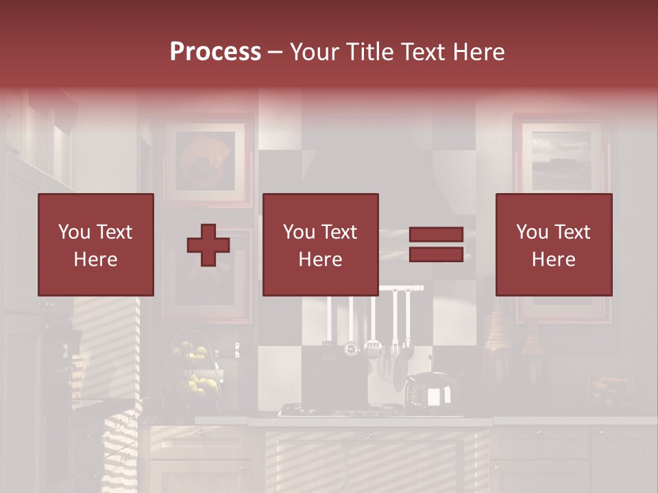 Simple Kitchen Interior Design PowerPoint Template