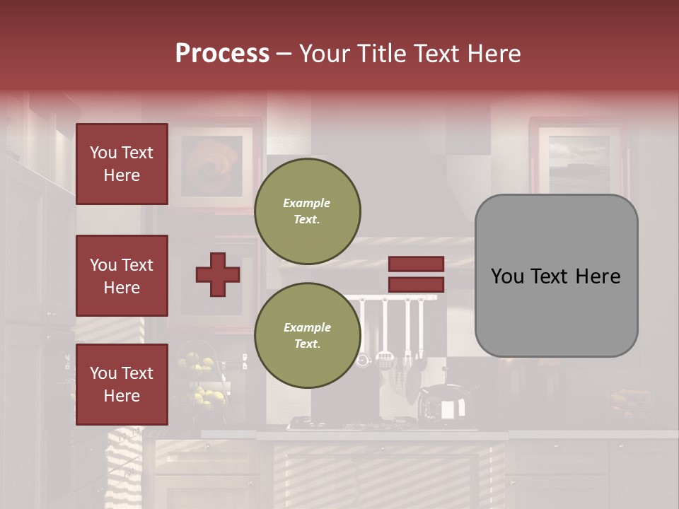 Simple Kitchen Interior Design PowerPoint Template