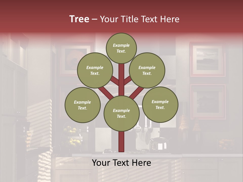 Simple Kitchen Interior Design PowerPoint Template