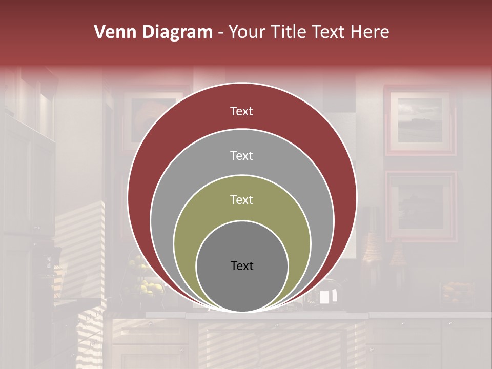 Simple Kitchen Interior Design PowerPoint Template