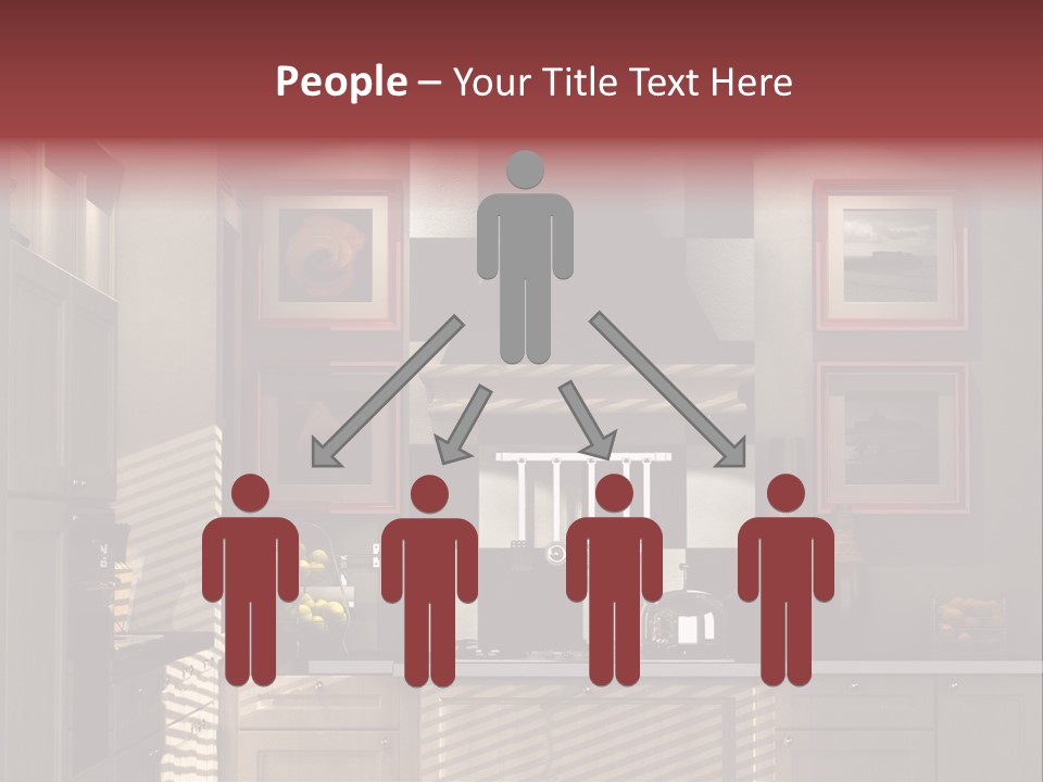 Simple Kitchen Interior Design PowerPoint Template