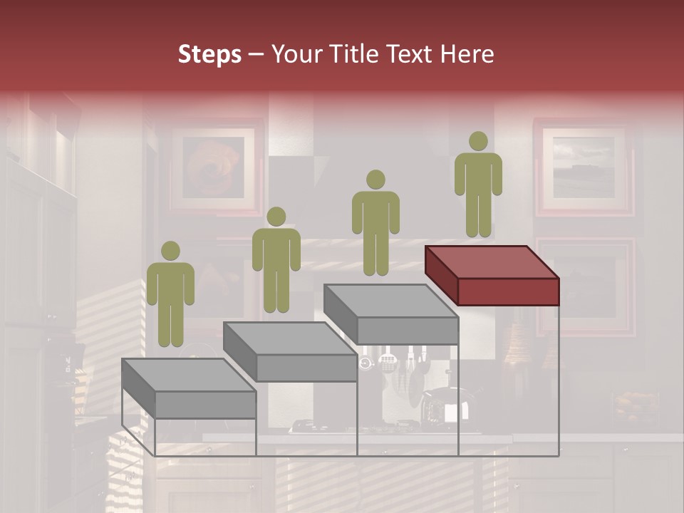 Simple Kitchen Interior Design PowerPoint Template