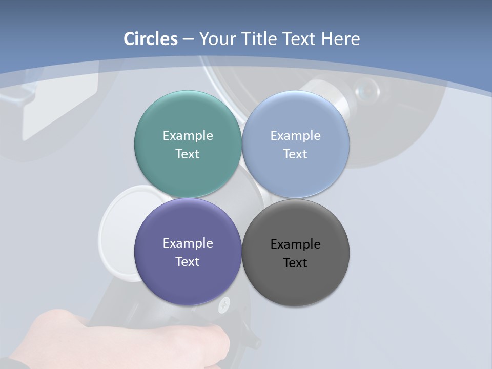 Putting Gas Into A Car PowerPoint Template