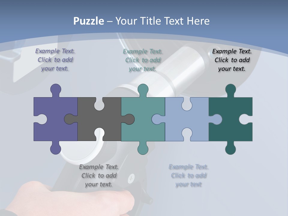 Putting Gas Into A Car PowerPoint Template