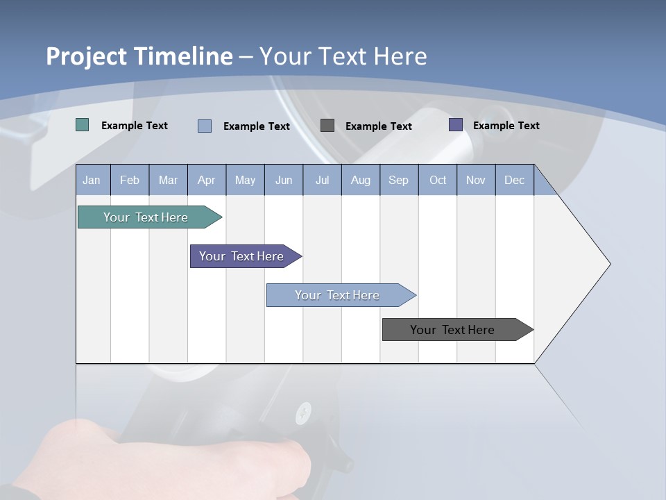 Putting Gas Into A Car PowerPoint Template