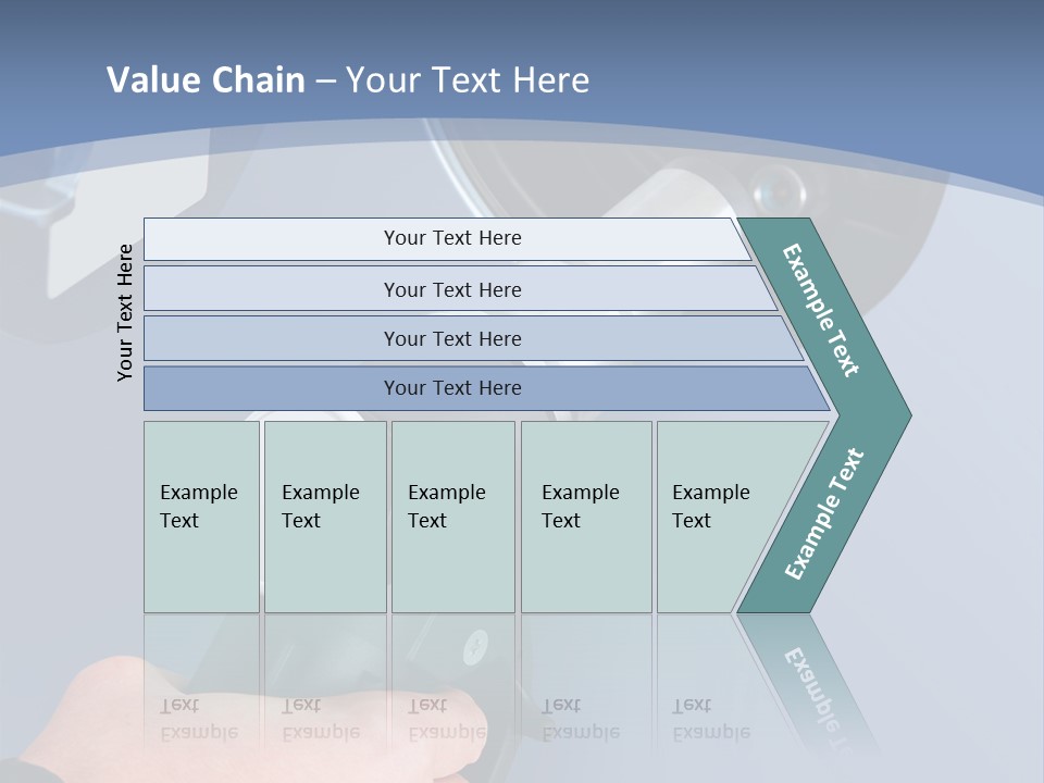 Putting Gas Into A Car PowerPoint Template