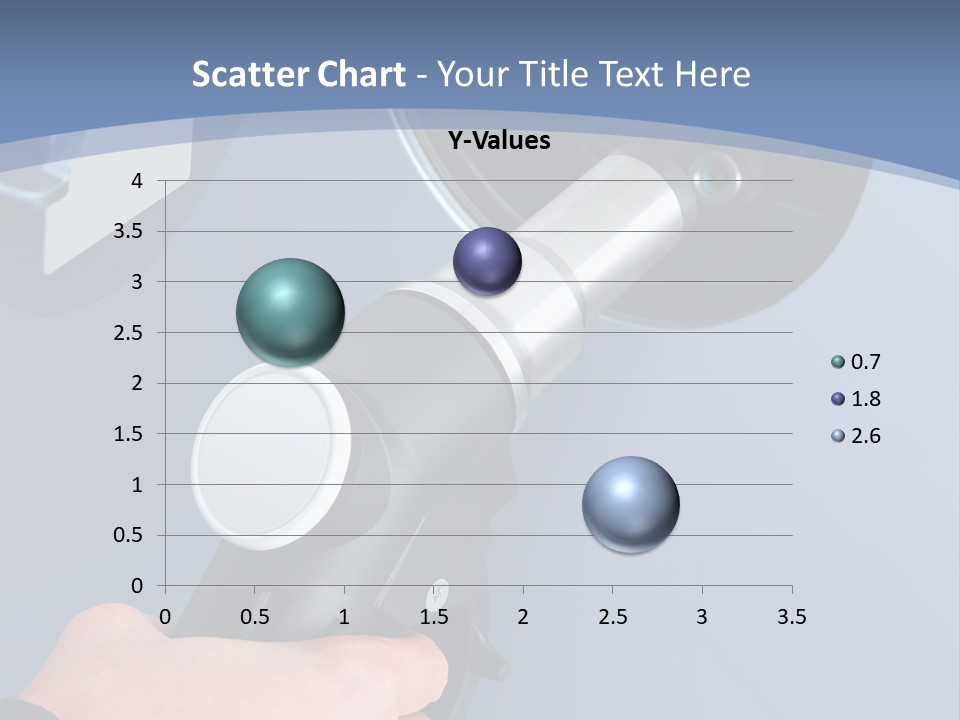 Putting Gas Into A Car PowerPoint Template