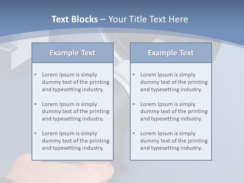 Putting Gas Into A Car PowerPoint Template