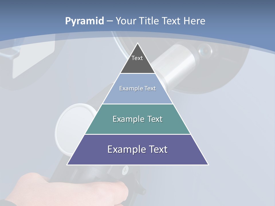 Putting Gas Into A Car PowerPoint Template