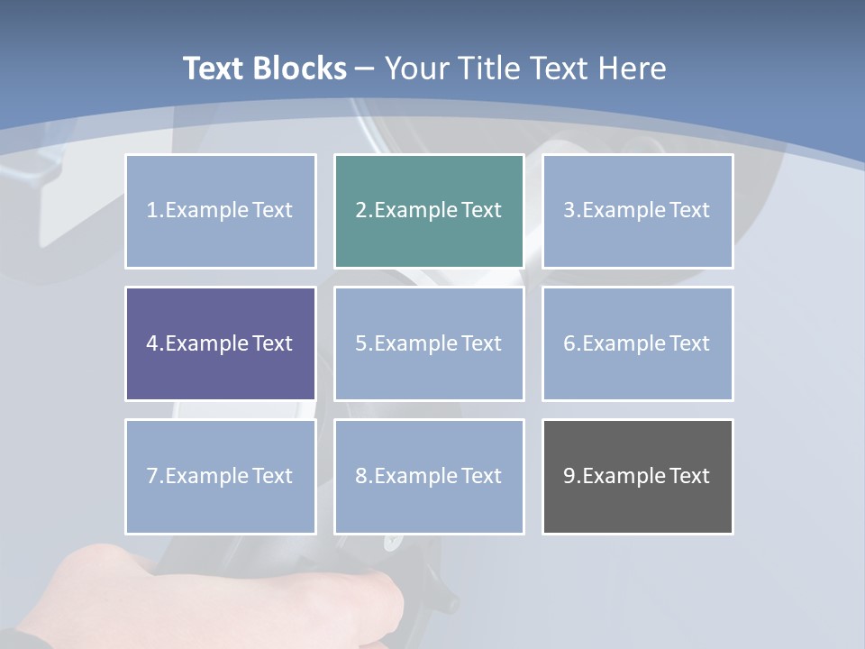 Putting Gas Into A Car PowerPoint Template