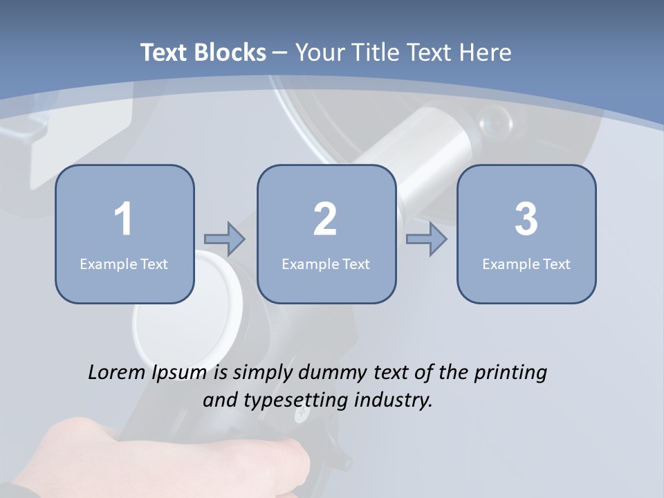 Putting Gas Into A Car PowerPoint Template