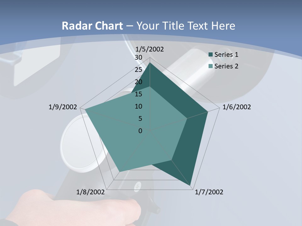 Putting Gas Into A Car PowerPoint Template