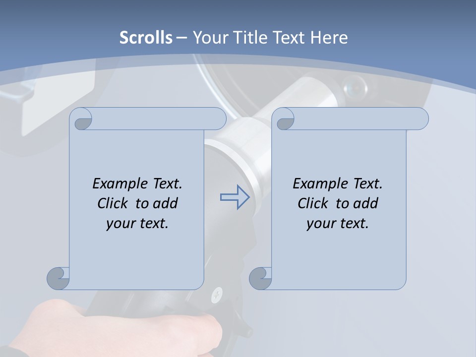 Putting Gas Into A Car PowerPoint Template