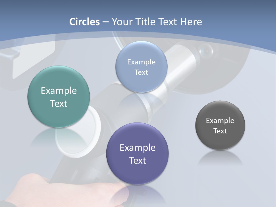 Putting Gas Into A Car PowerPoint Template