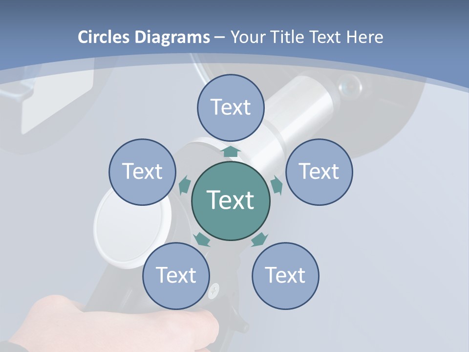 Putting Gas Into A Car PowerPoint Template