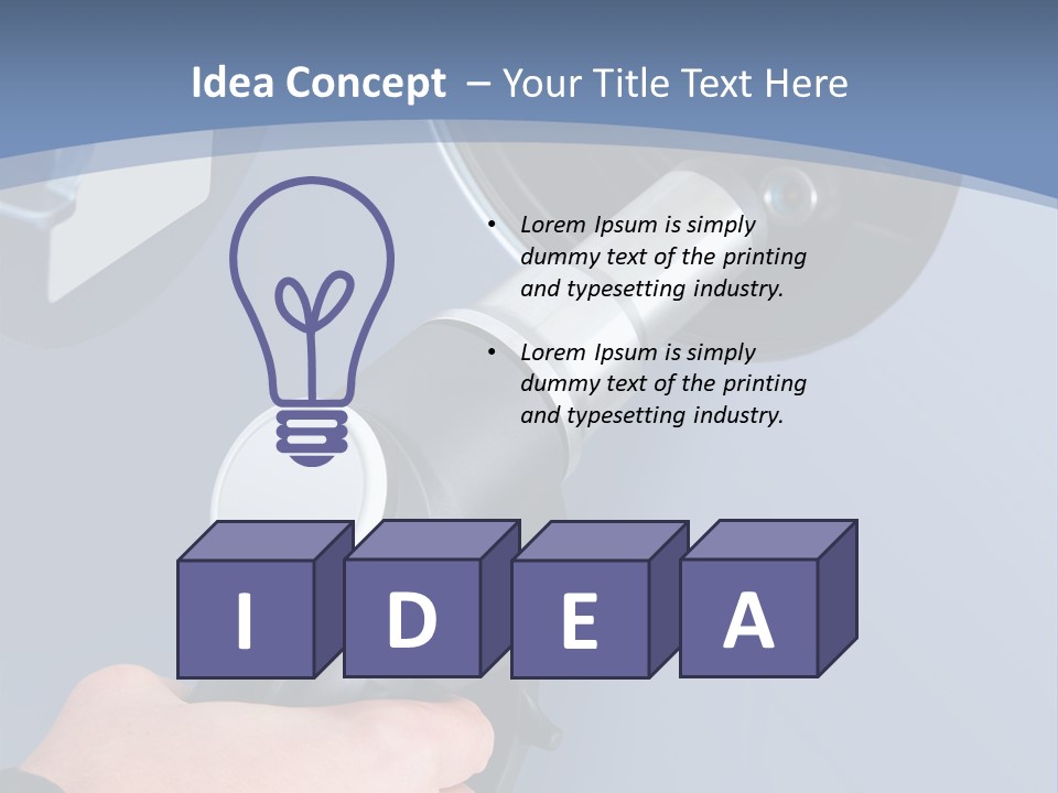 Putting Gas Into A Car PowerPoint Template