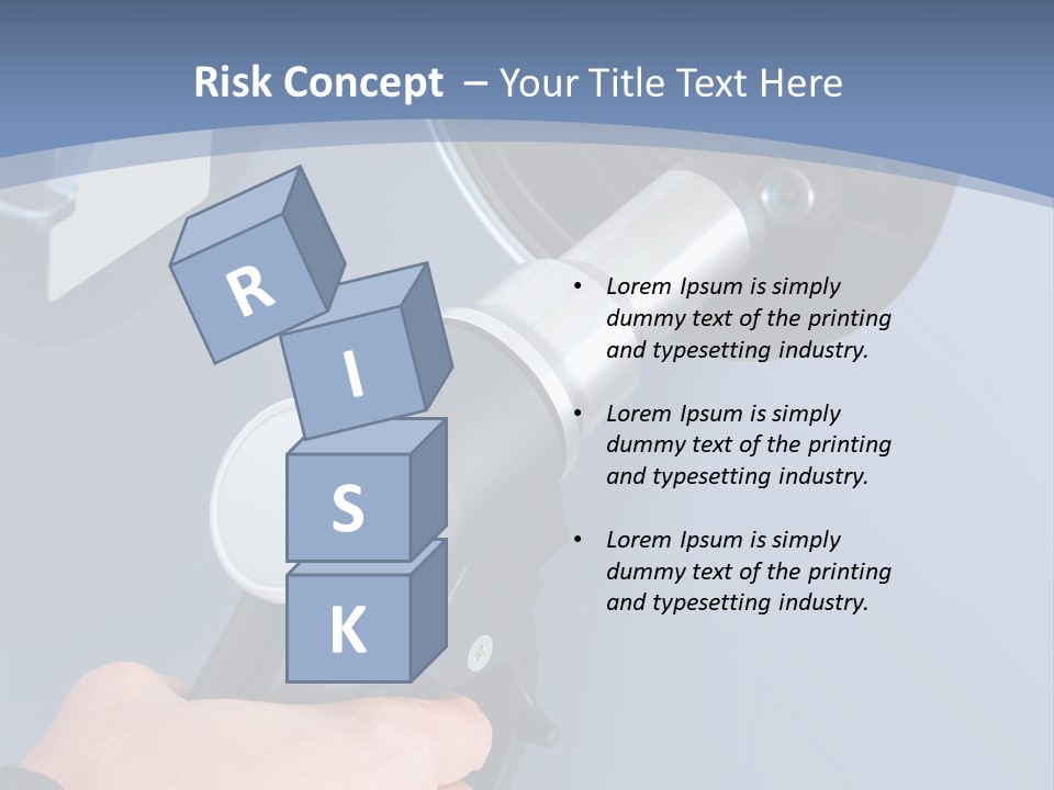 Putting Gas Into A Car PowerPoint Template