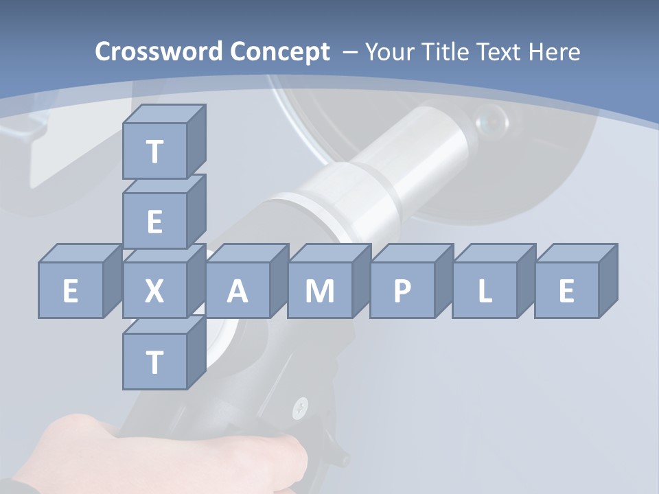 Putting Gas Into A Car PowerPoint Template