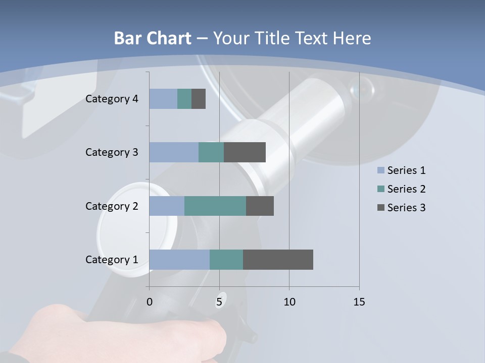 Putting Gas Into A Car PowerPoint Template