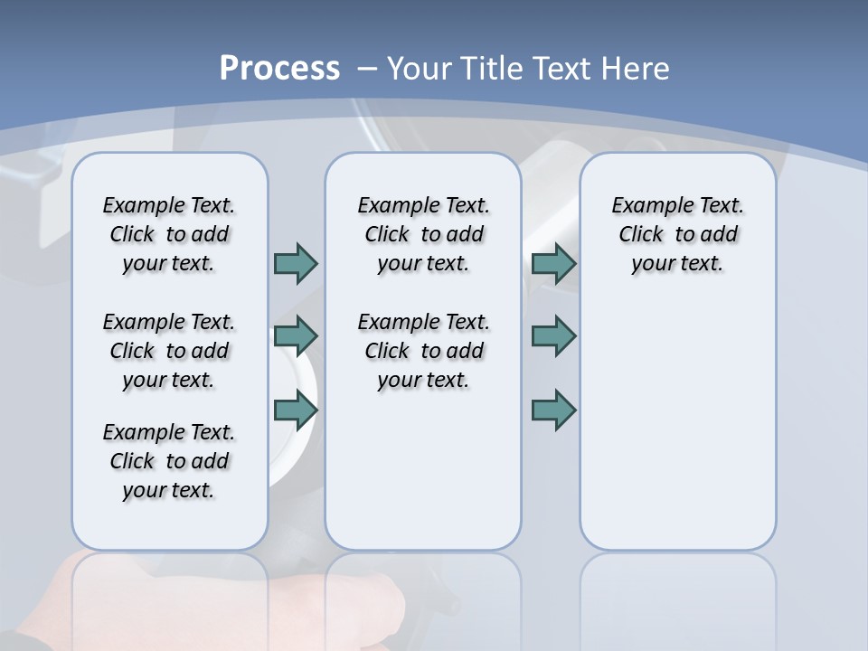 Putting Gas Into A Car PowerPoint Template