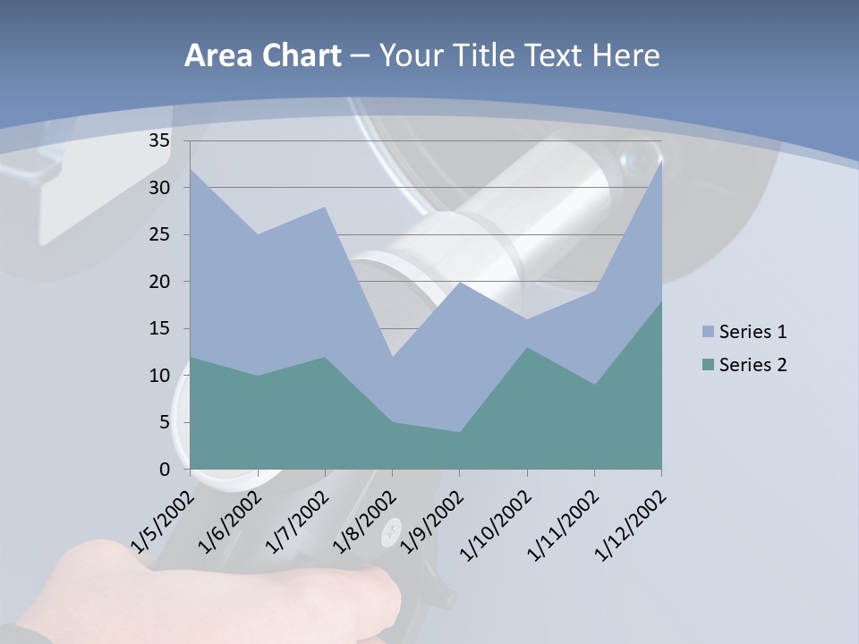 Putting Gas Into A Car PowerPoint Template