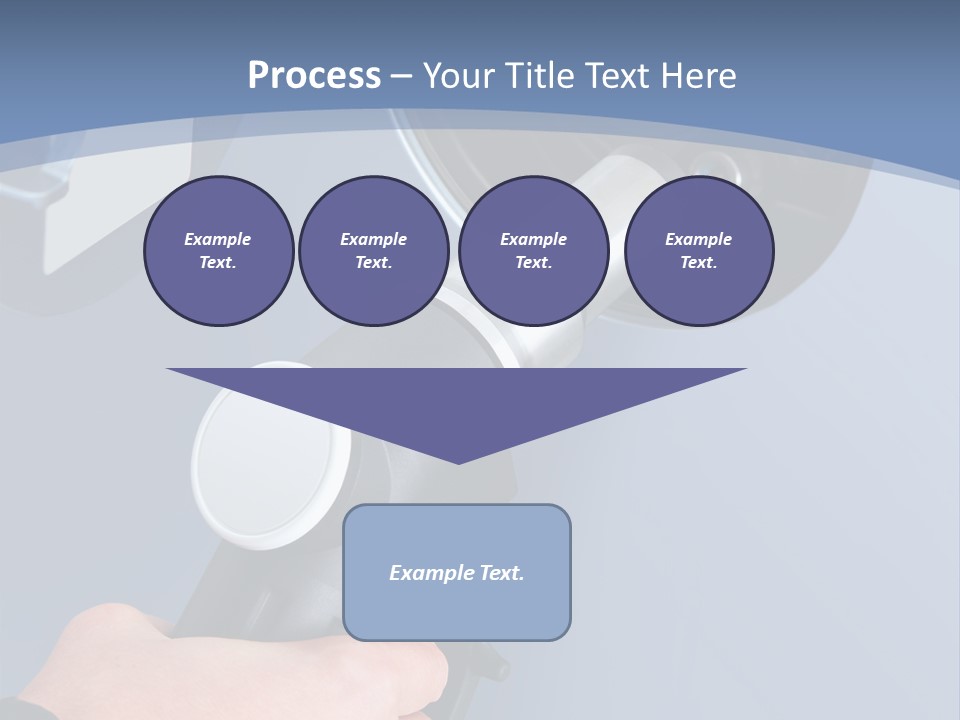 Putting Gas Into A Car PowerPoint Template