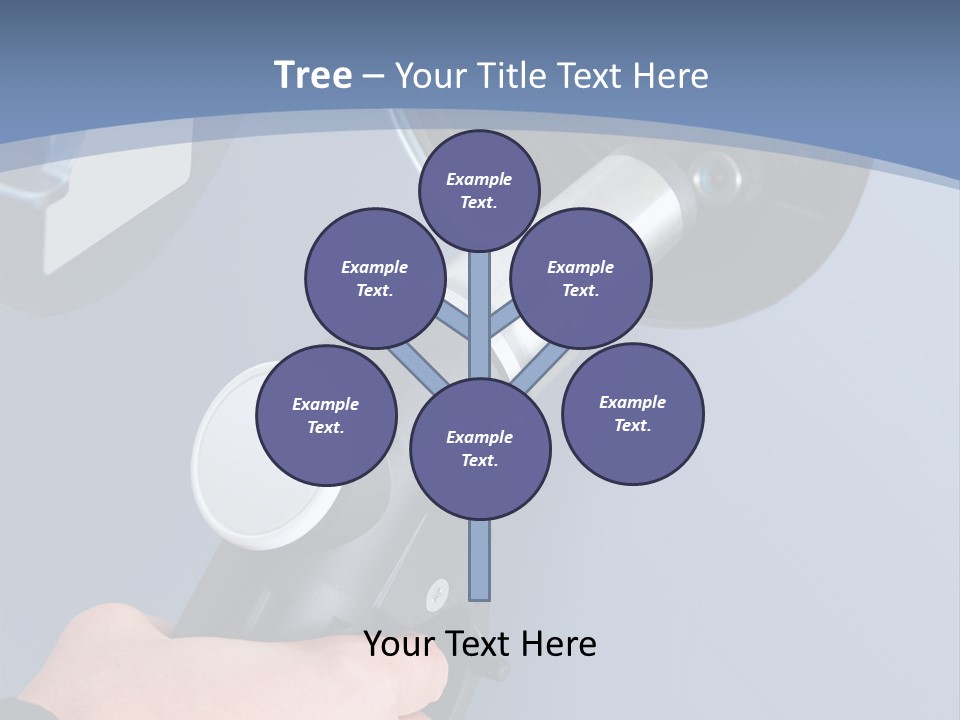 Putting Gas Into A Car PowerPoint Template