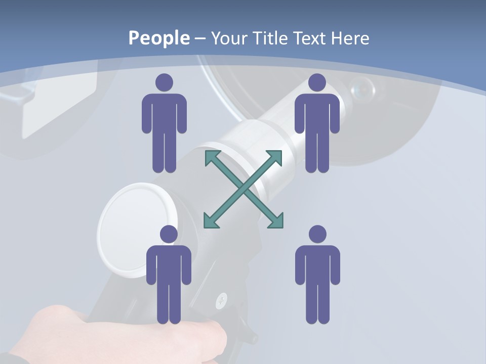 Putting Gas Into A Car PowerPoint Template