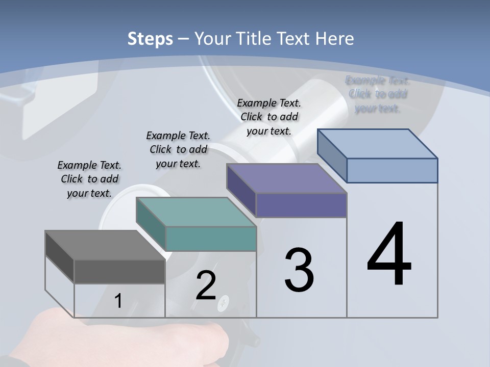 Putting Gas Into A Car PowerPoint Template
