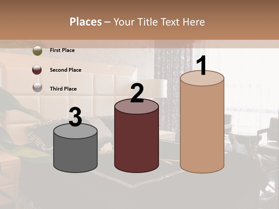 Expensive Bedroom PowerPoint Template