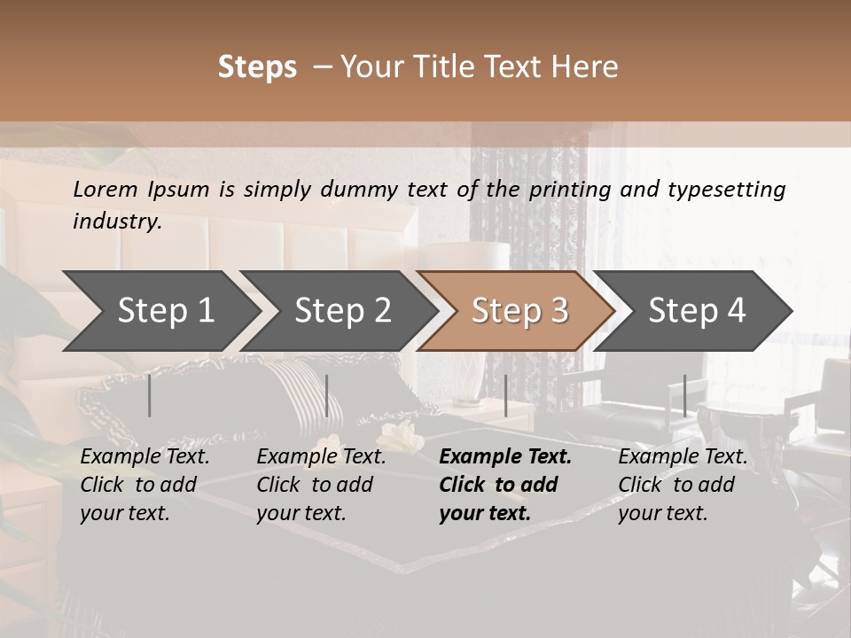 Expensive Bedroom PowerPoint Template