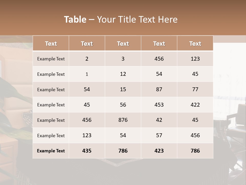 Expensive Bedroom PowerPoint Template